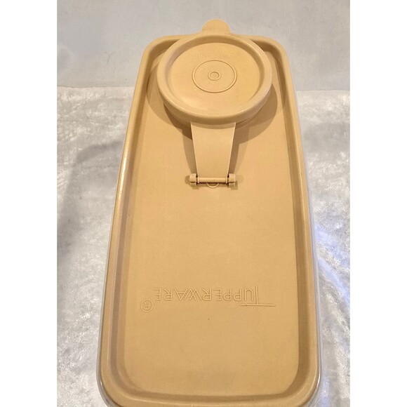 Vintage Tupperware Cereal Container Flip Top Pour Spout Storage USA 8" Tall‎ - Picture 3 of 8